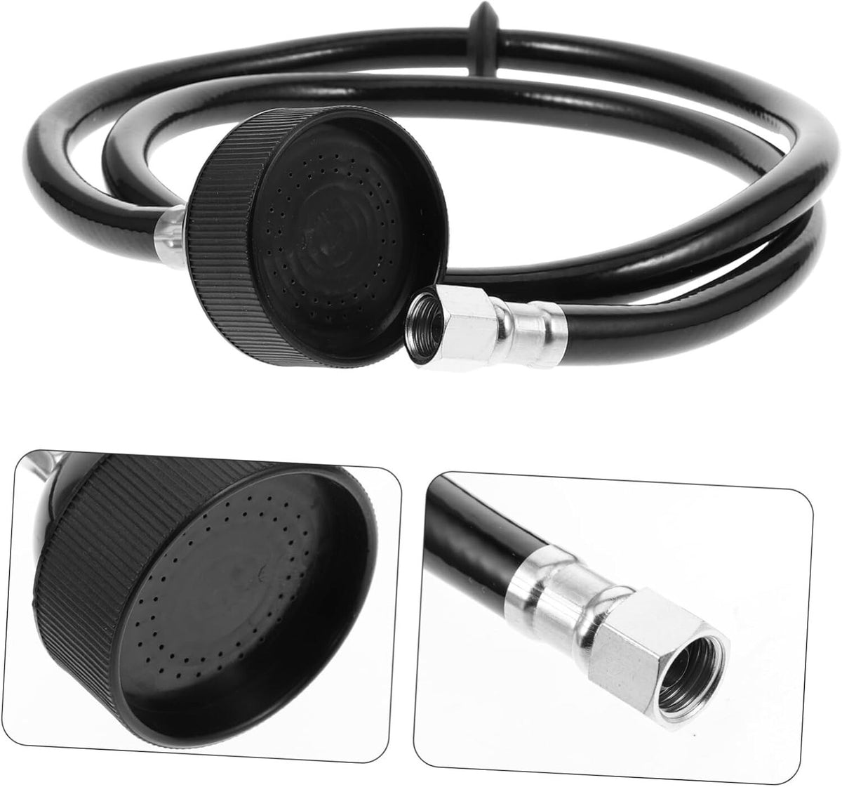 Salon Shampoo Faucet Sprayer Head with 120cm Rubber Hose - Professional Spa Equipment