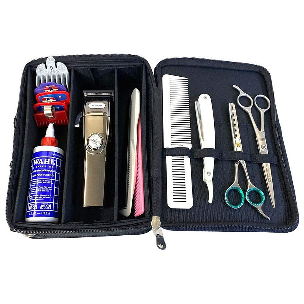 Professional Travel Hair Stylist Organizer Case for Clippers & Trimmers