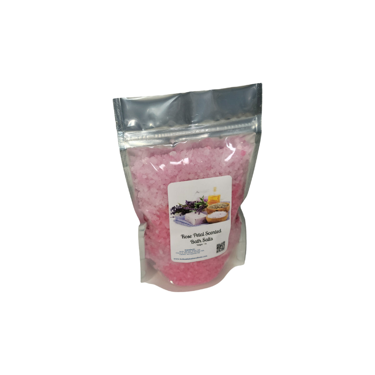 Aromatherapy Bath Salts Set - 4 Scented 1lb Bags for Relaxation & Skin Care
