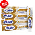 Zinc-Free Denture Adhesive Cream 2.2oz - 4 Pack for Strong All-Day Hold