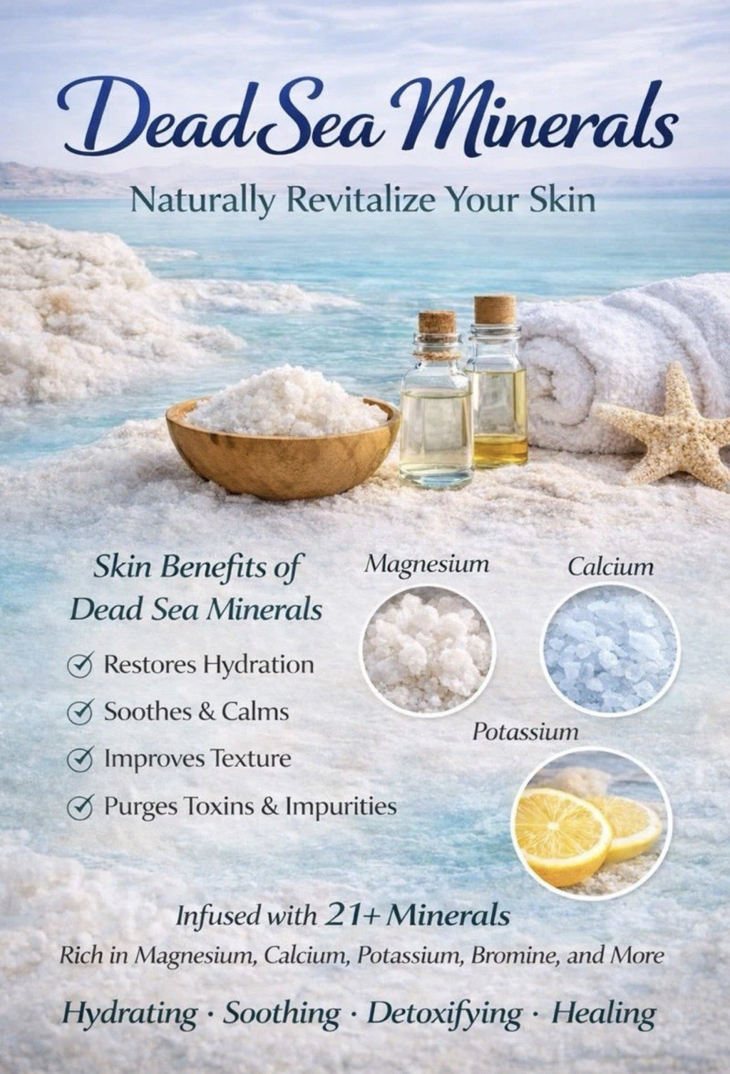 Lavender Dead Sea Mineral Body Wash 2-Pack – Hydrating Natural Skin Care