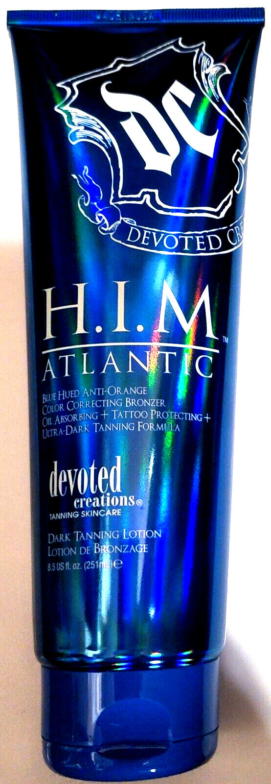 Dark Tanning Lotion with Anti-Orange Bronzer and Skin Care Benefits - 8.5 oz