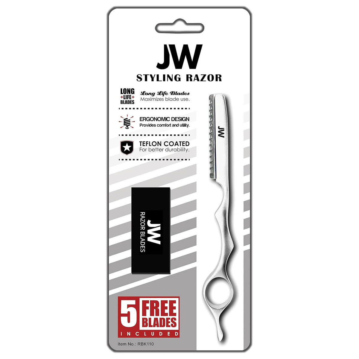 Professional Hair Thinning Texturizing Razor with 5 Blades - Hair Styling Tool