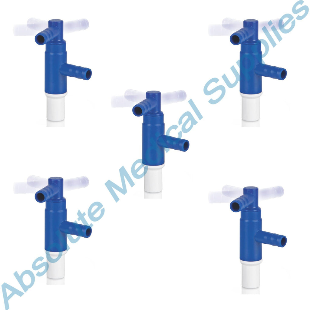 5-Pack Swivel Y-Connector for Bifurcating Lines - 360 Degree Plumbing Fitting