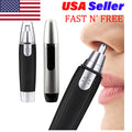 Electric Nose Ear Hair Trimmer and Eyebrow Shaver Groomer - Compact Personal Grooming Tool