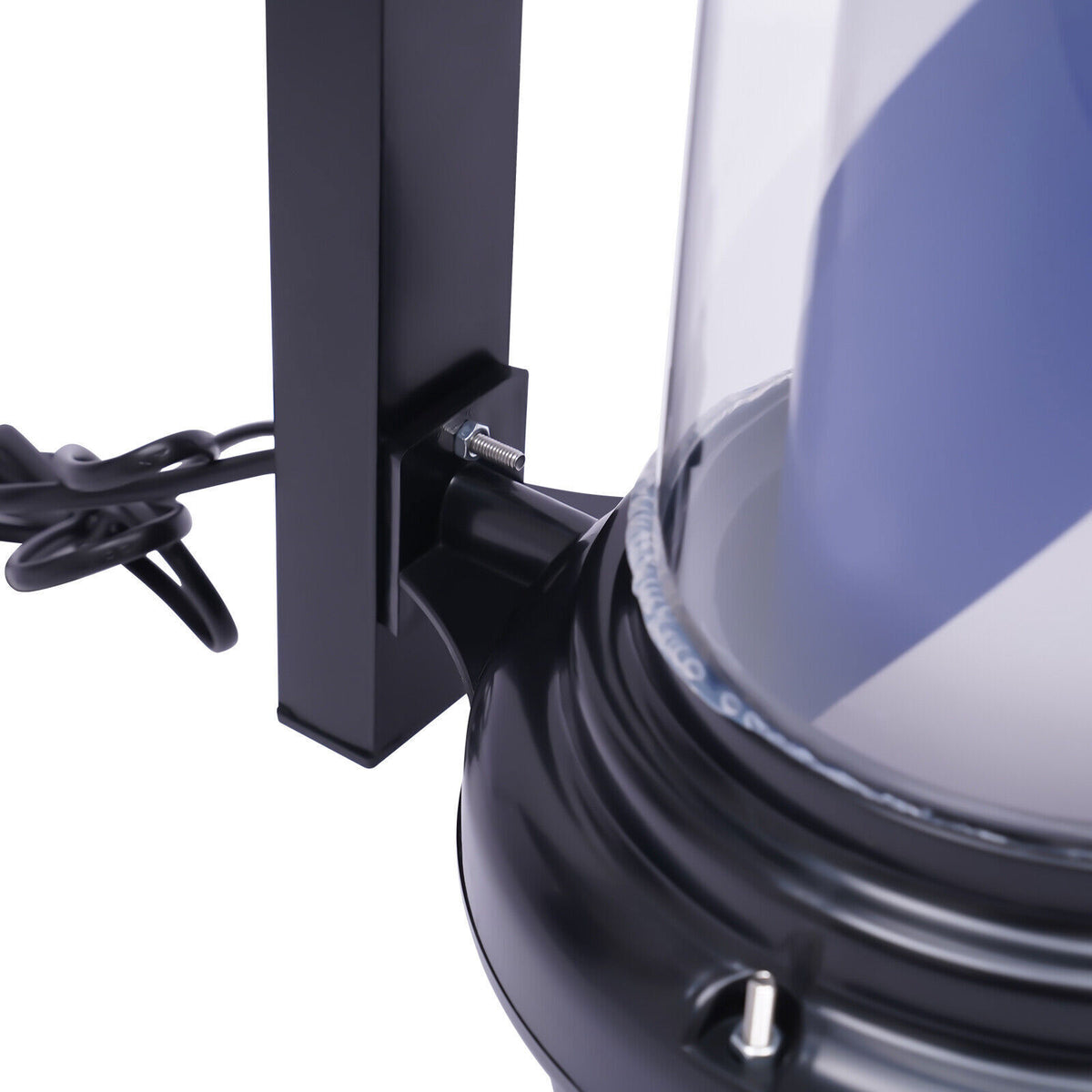 32-Inch Rotating LED Barber Pole Light - Outdoor Sign for Hair Salon