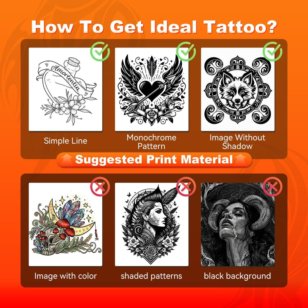 Tattoo Stencil Printer TP31 Mini Thermal Printer for Beginners