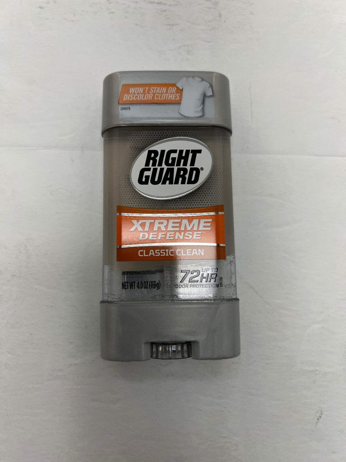 Antiperspirant Gel Deodorant 4 oz Xtreme Defense Classic Clean - Multiple Sticks