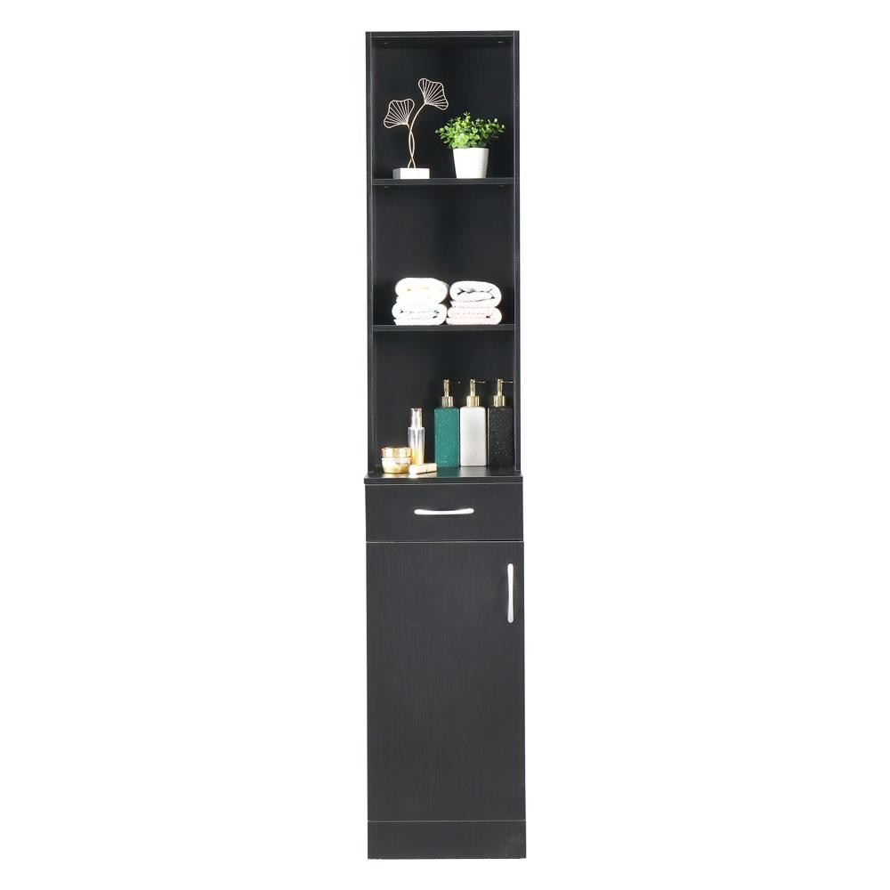 Wall Mount Hair Styling Station Cabinet for Salon & Barber Shop