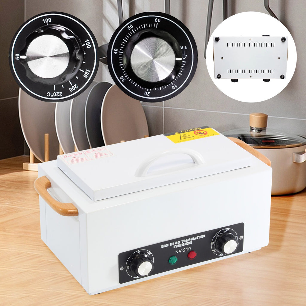2L Dry Heat Sterilizer Cabinet for Beauty and Tattoo Tools with Automatic Timer
