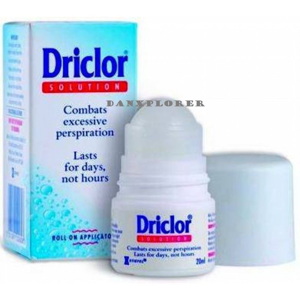Driclor Antiperspirant Roll-On 20ml - Excess Sweat Treatment, New