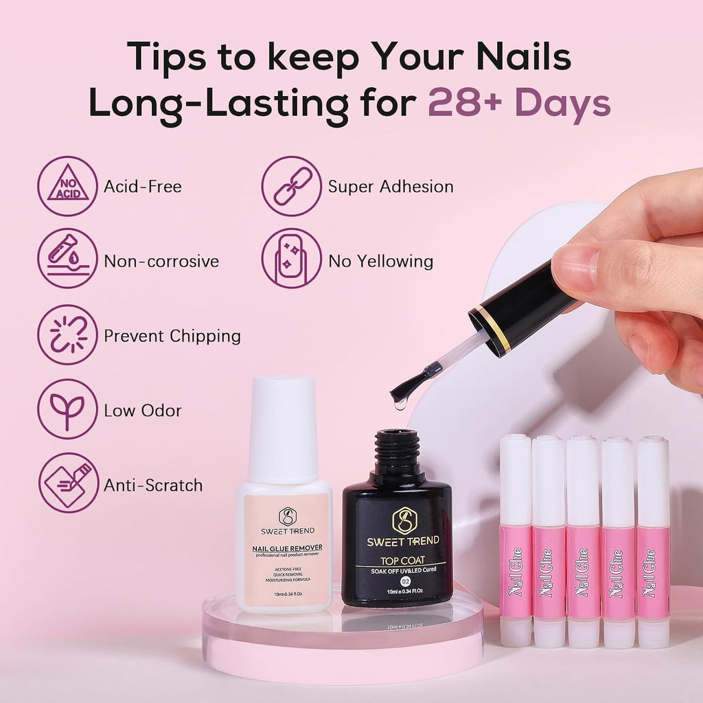 Professional Acrylic Nail Kit with UV Lamp & Tools for Beginners