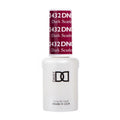 DND Gel Polish UV/LED Dark Scarlet 432 - Long-Lasting Nail Color