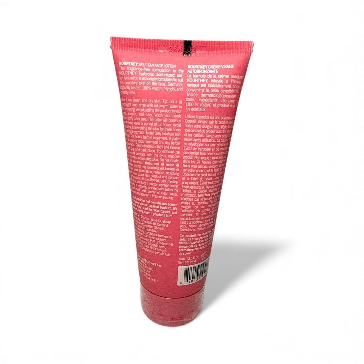 Self-Tan Face Lotion Medium with Hyaluronic Acid - Hydrating Vegan Glow