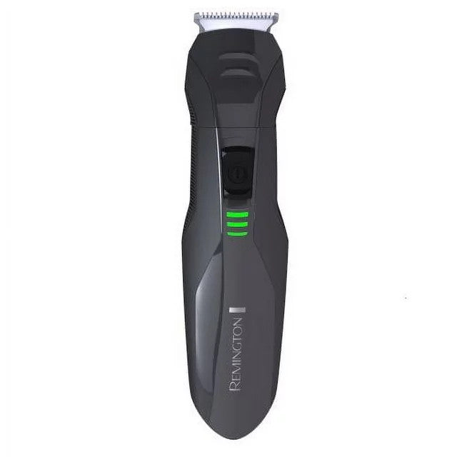Rechargeable Beard & Stubble Trimmer with 3 Attachments - Black