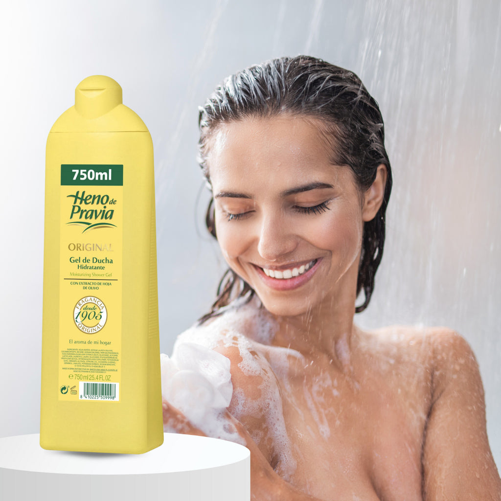 Heno de Pravia Original Shower Gel 25.4 fl oz - Classic Scent, 2 Pack