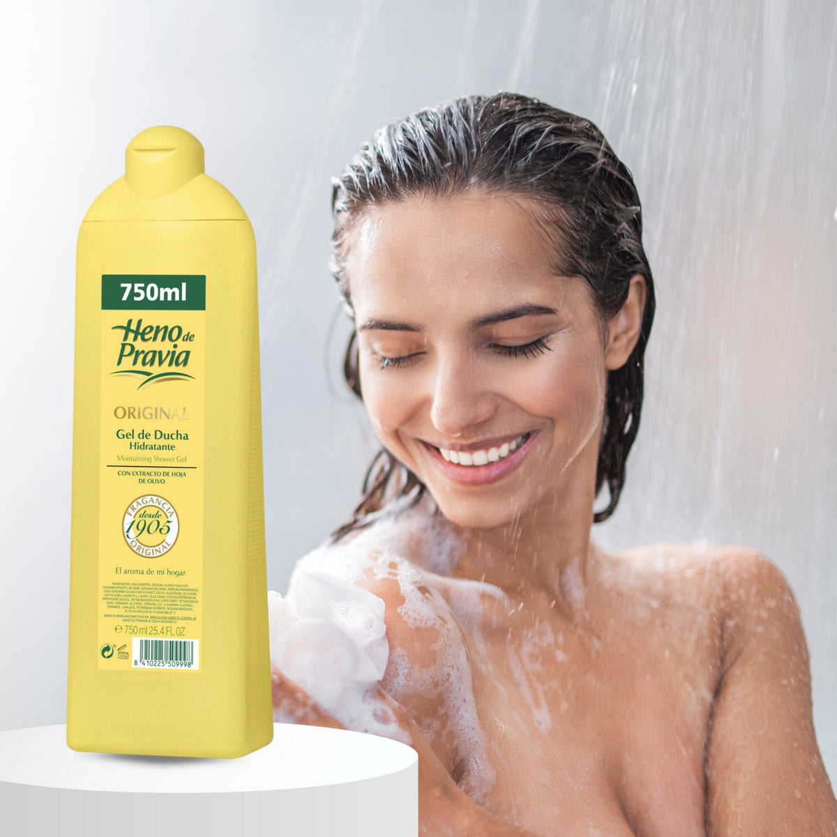 Heno de Pravia Original Shower Gel 25.4 fl oz - Classic Scent, 2 Pack