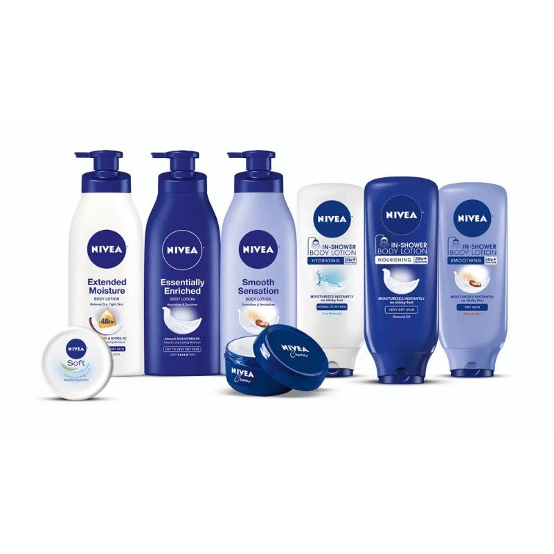 Nivea Body Wash Creme Aloe - Natural Hydrating Bath & Body - 3x650ml