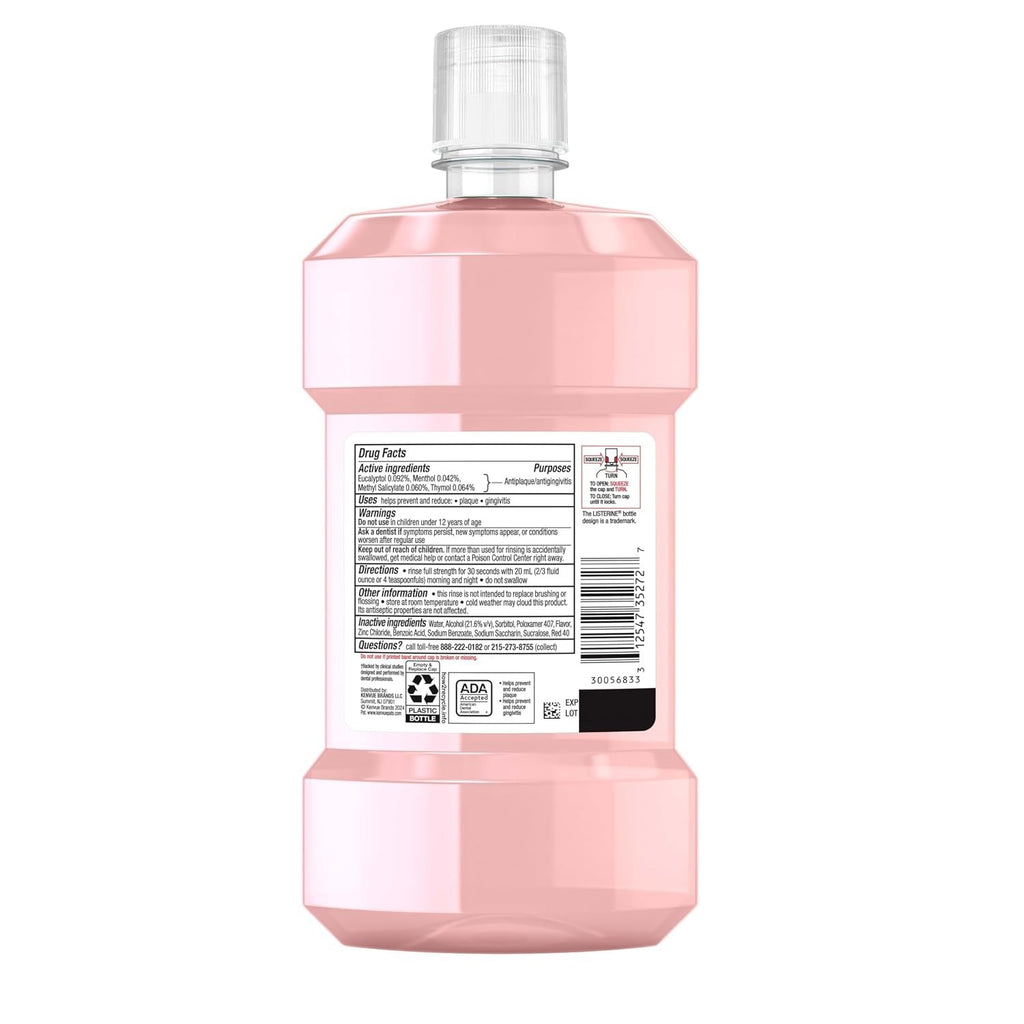 Gum Health Mouthwash - Antiseptic Oral Rinse for Gingivitis & Plaque - 500 mL