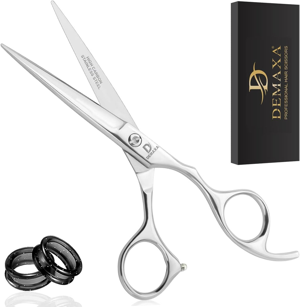Professional Hair Cutting Scissors 6.5 Inch High Carbon Steel Stainless Steel