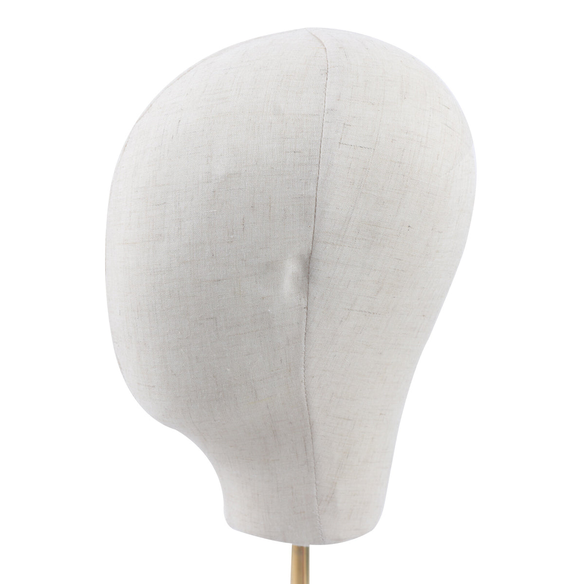 Adjustable Wig Mannequin Head Display Stand for Hats & Wigs - Gold