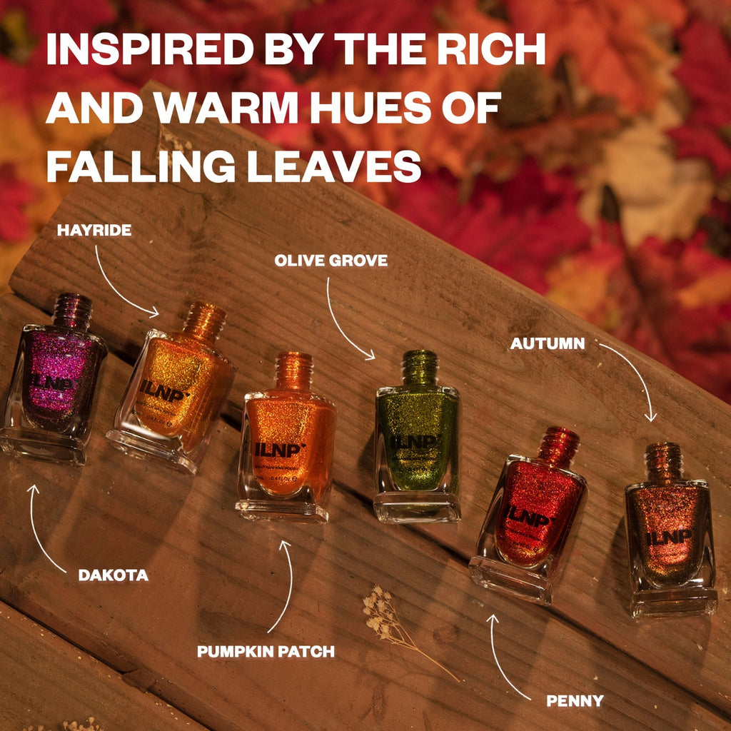 Fall Nail Polish Set - 6 Rich Warm Colors for Autumn Manicure