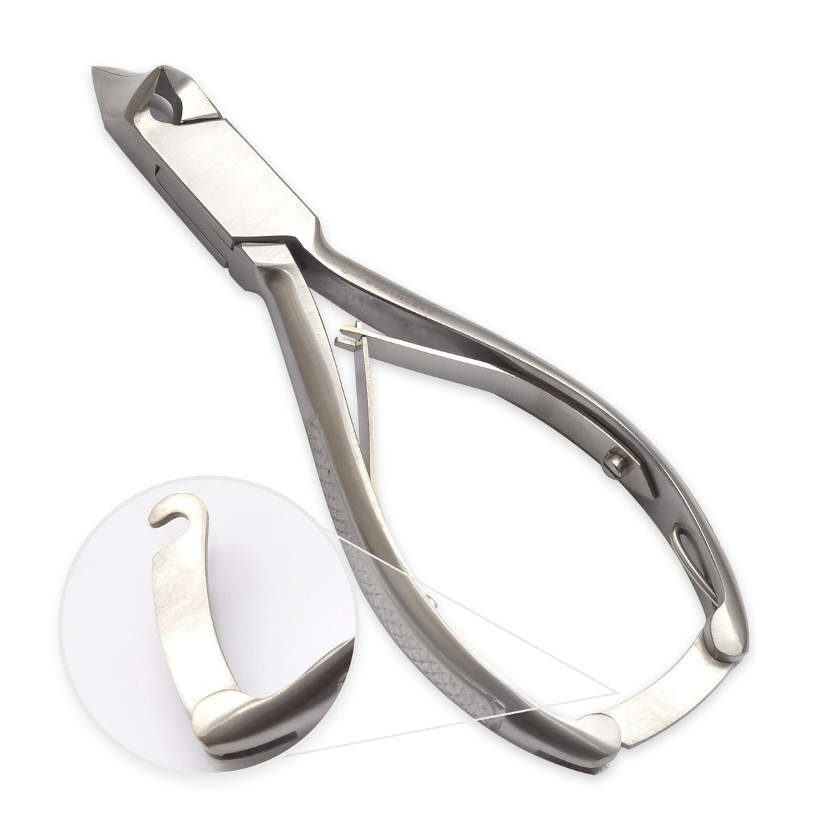 5.5-Inch Satin Finish Toe Nail Clipper Cutter - Personal Grooming Tool