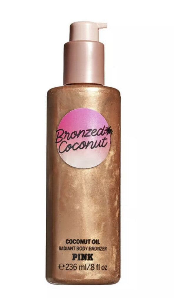 Bronzed Coconut Body Bronzer Set - Radiant Skin, 8 fl.oz x 2
