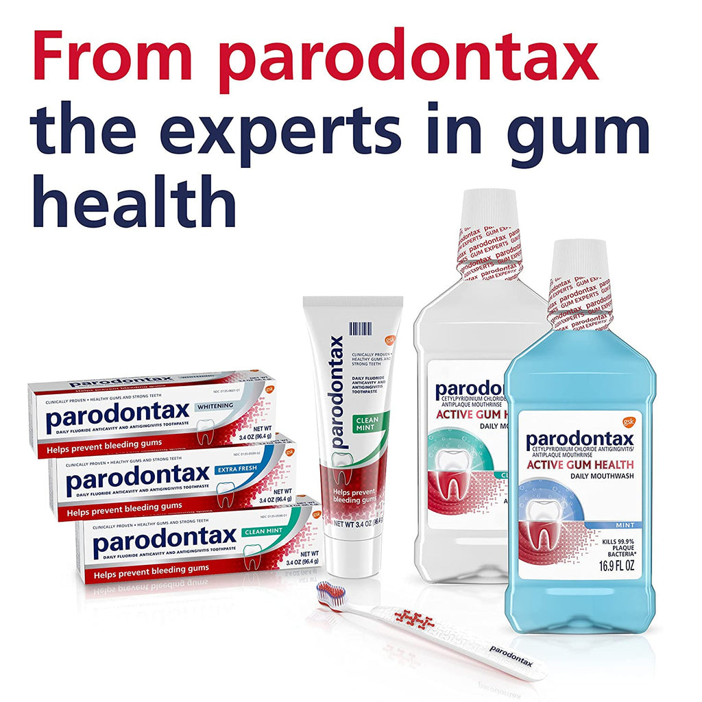 Mint Flavored Toothpaste for Bleeding Gums and Gingivitis Prevention - 3.4 oz
