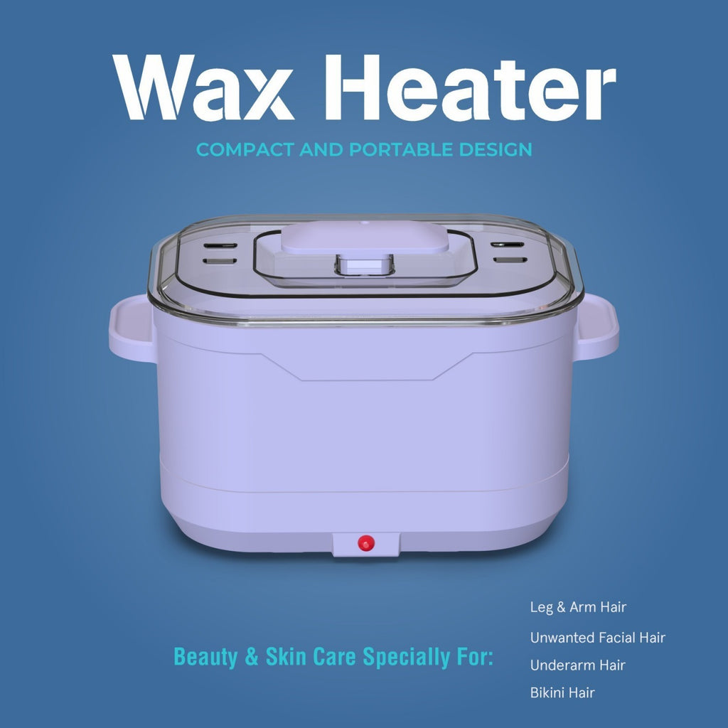 Foldable Silicone Wax Warmer Hair Removal Kit Travel Home Waxing Device 500ml