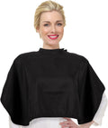 Water-Resistant Makeup Cape - Professional Mid-Length Beauty Cape with Adjustable Neck