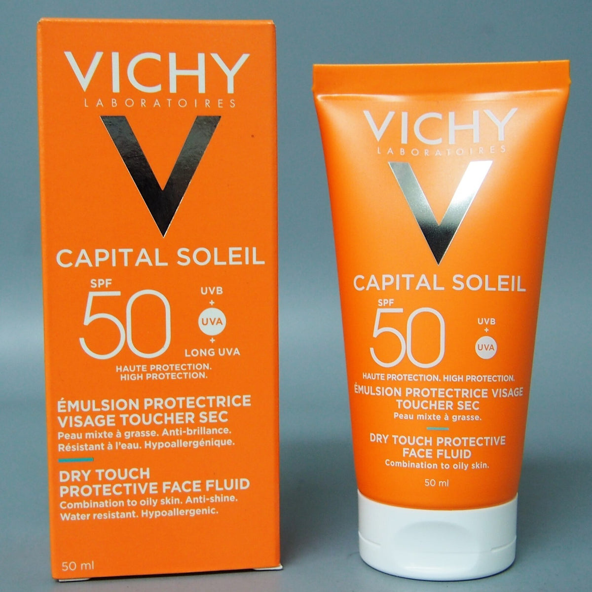 Vichy SPF 50 Mattifying Face Fluid Dry Touch Sun Protection 50ml