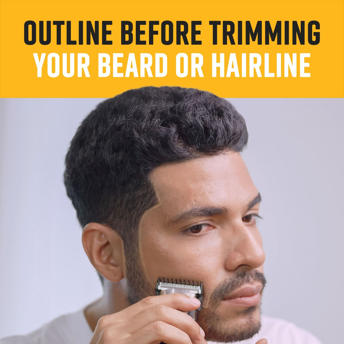 Beige Barber Pencils with Sharpener for Hairline & Beard Tracing - 4 Pack