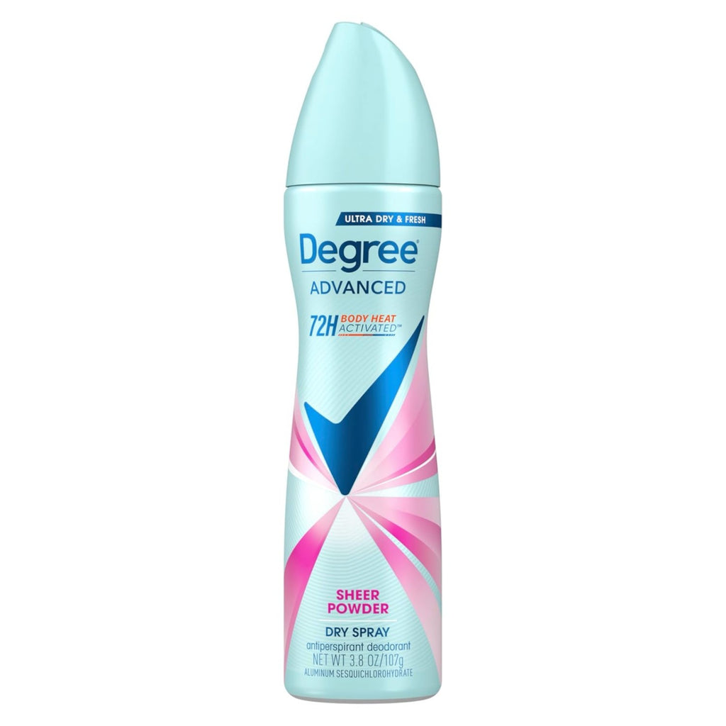 3-Pack Degree Advanced Sheer Powder Dry Spray Deodorant 72H Protection