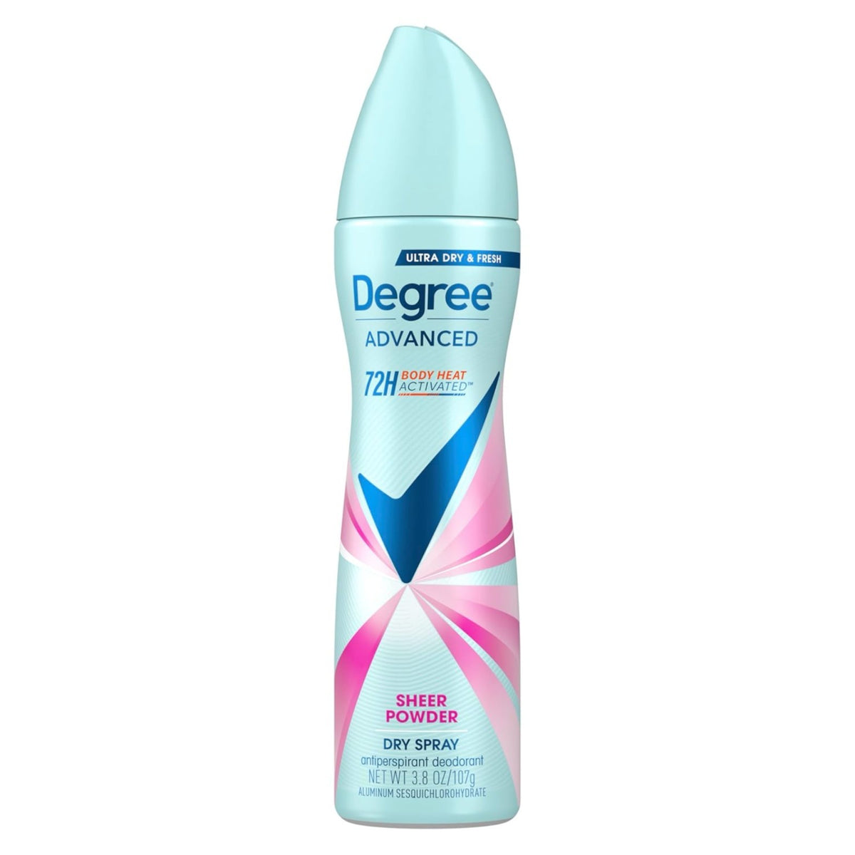 3-Pack Degree Advanced Sheer Powder Dry Spray Deodorant 72H Protection