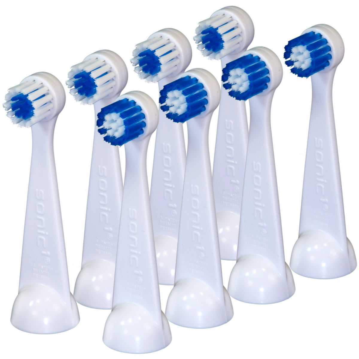 Cybersonic 3 Compact Replacement Toothbrush Heads - 8 Pack