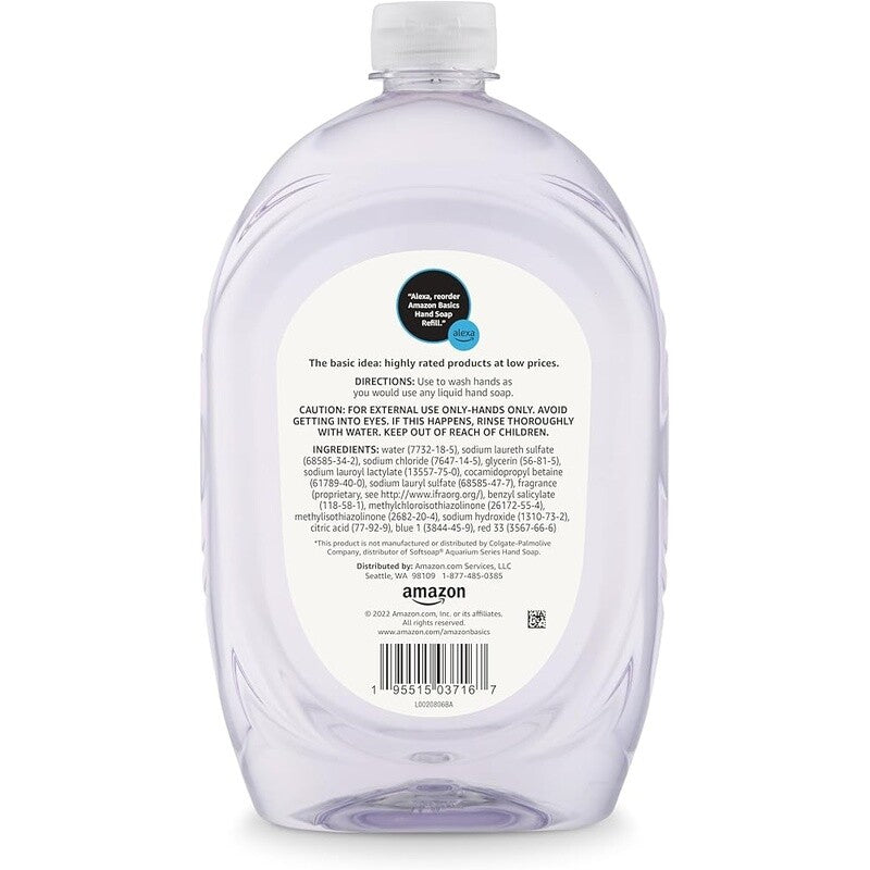 Gentle Mild Liquid Hand Soap Refill - Triclosan-Free, pH Balanced, 50oz