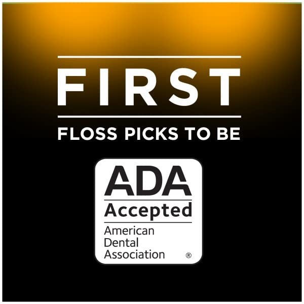 Dental Floss Picks with Mouthwash Blast Flavor, 150 Pack - Easy Reach & Strong Floss