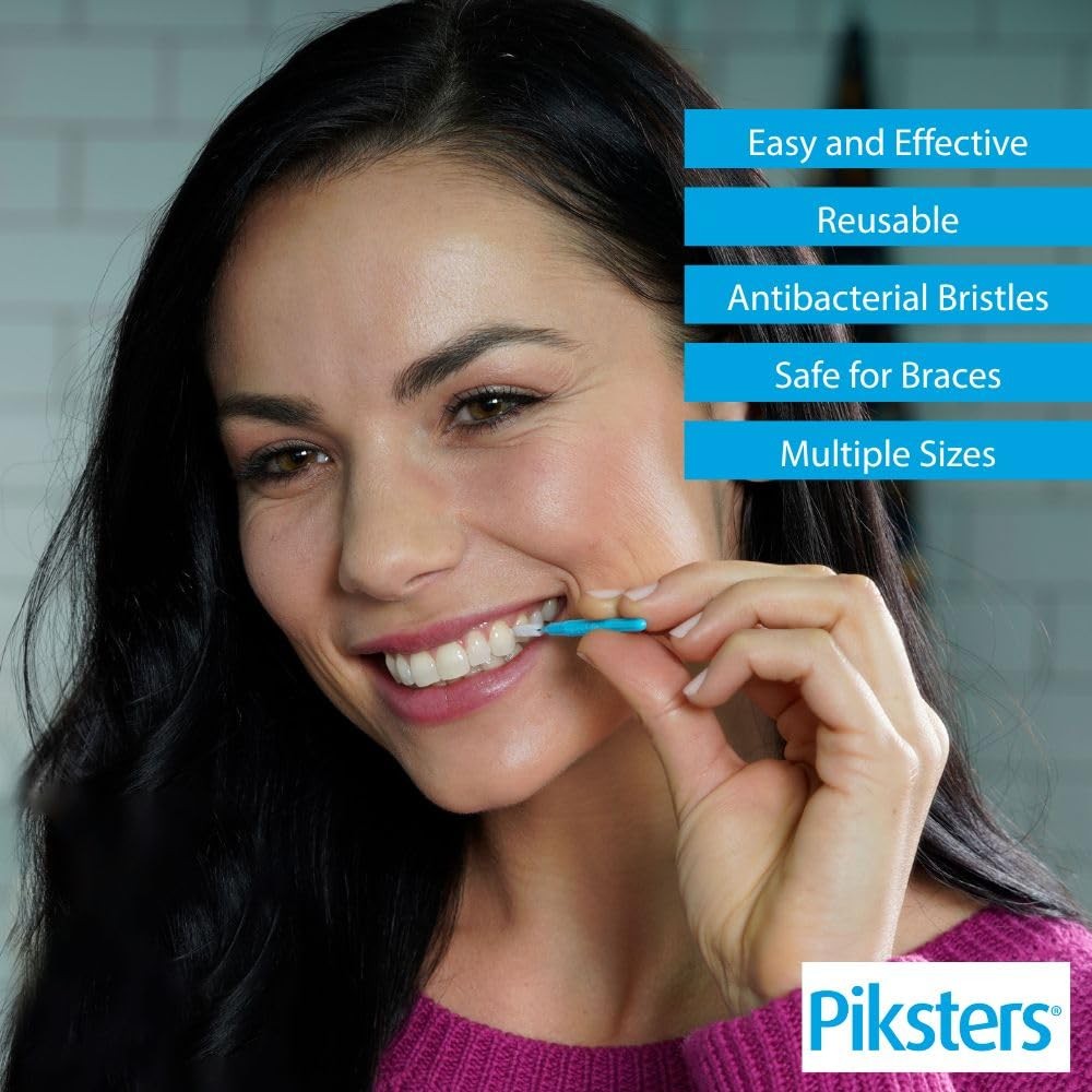 Interdental Brushes 40 Pack Size 000 Soft Bristles for Tight Teeth Gaps