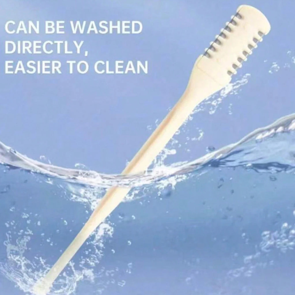 Manual Nose Hair Trimmer 2-in-1 Washable Stainless Steel Grooming Tool