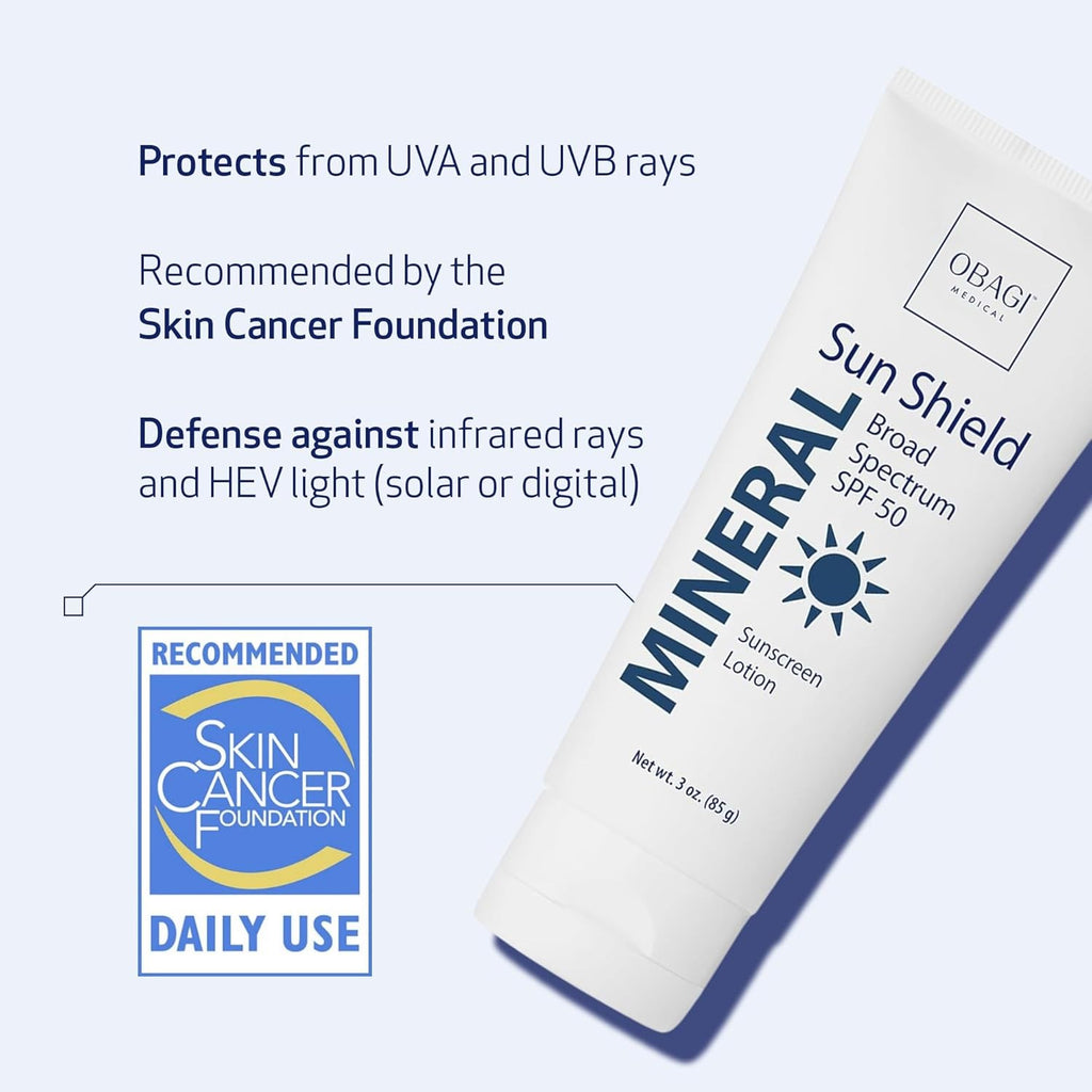 Broad Spectrum SPF 50 Mineral Sunscreen - Water-Resistant, Oil-Free, 85g