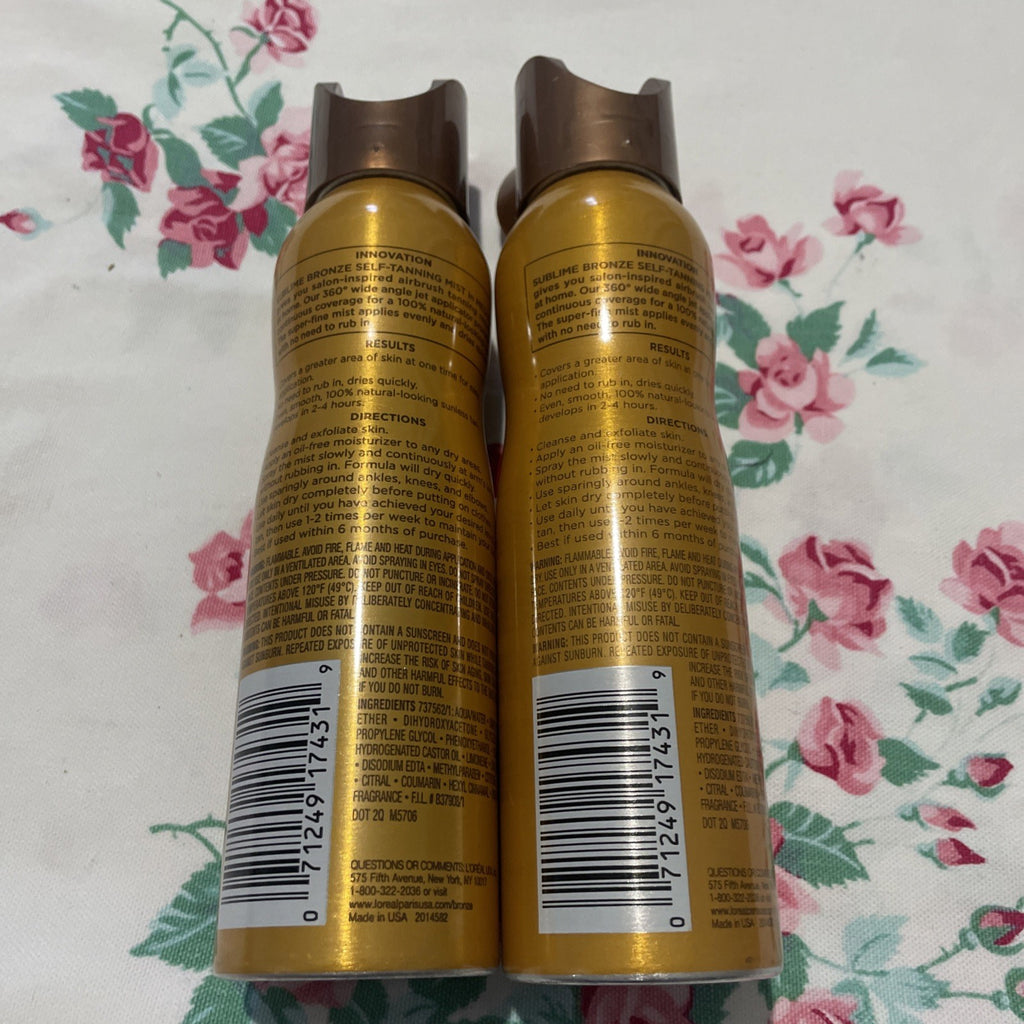 Self-Tanning Spray Mist - Natural Medium Sunless Tan, 4.6oz