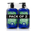 Dr Teal's Relax & Relief Body Wash with Eucalyptus & Spearmint - 24 Fl Oz, 2 Pack