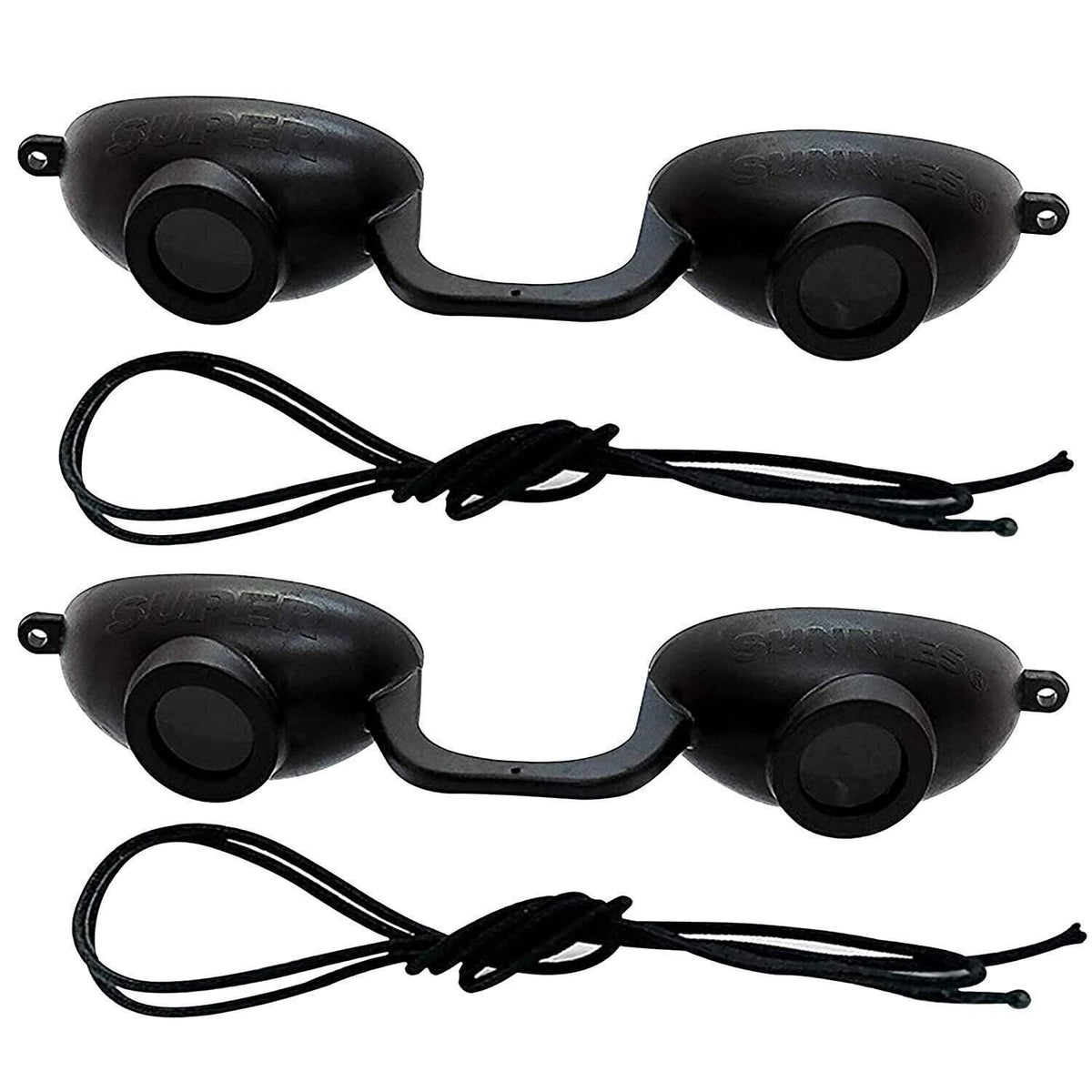 2 Pack UV Eye Protection Tanning Bed Goggles - Flexible, FDA Compliant