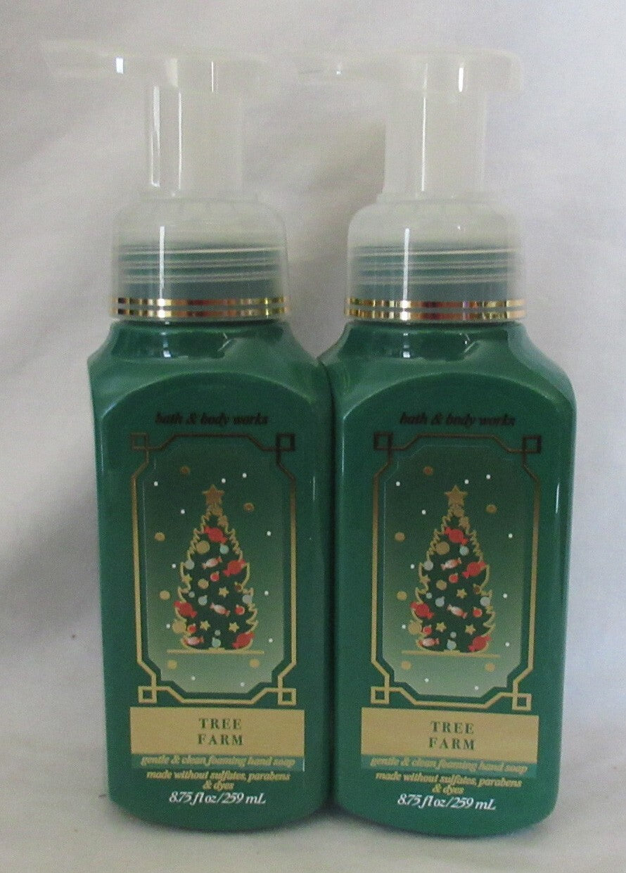 Foaming Hand Soap Set with Essential Oils - 2 Pack, Tree Farm Scent