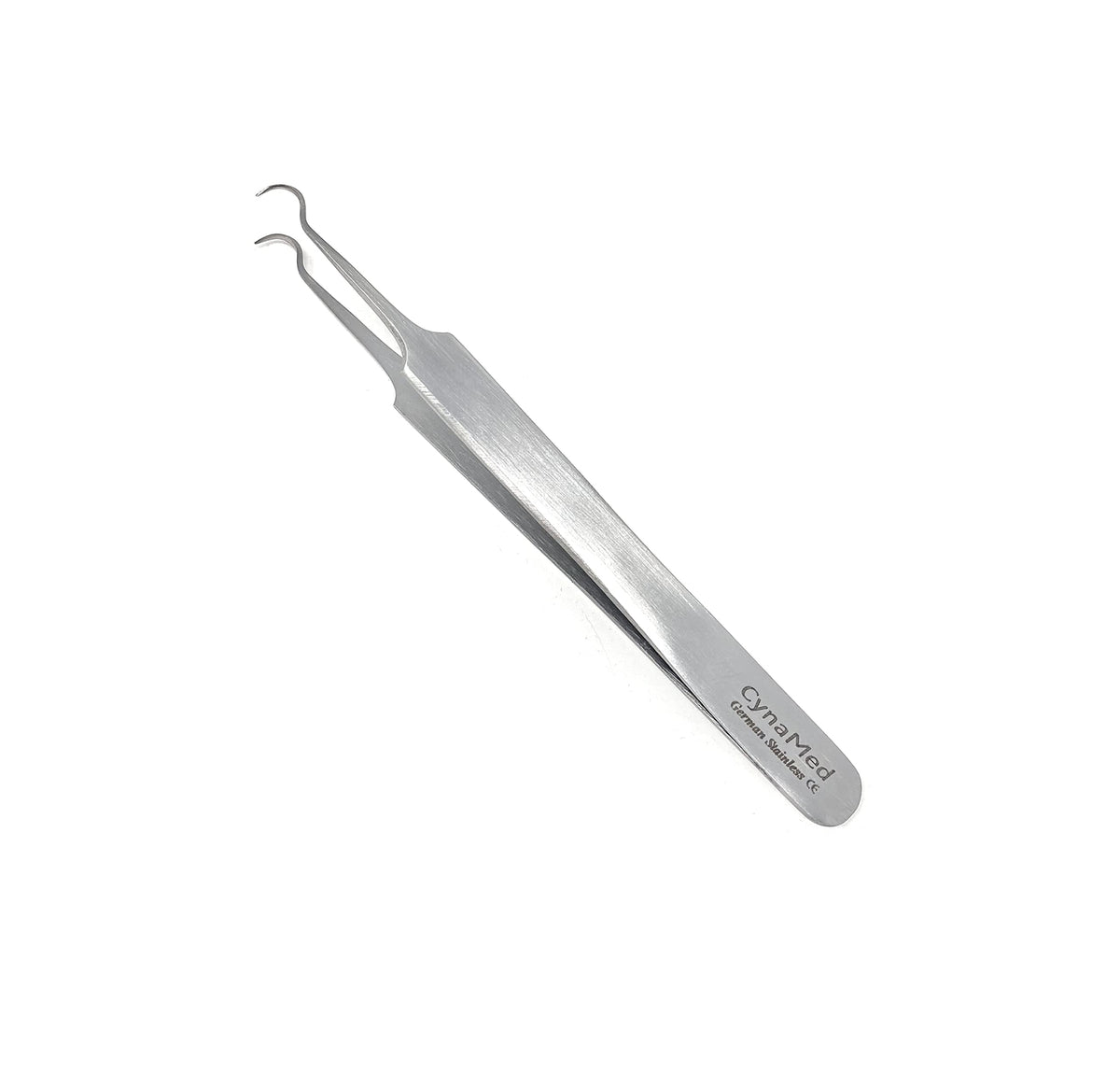 Professional Blackhead & Splinter Tweezers - Curved Steel Tip, Stainless Steel