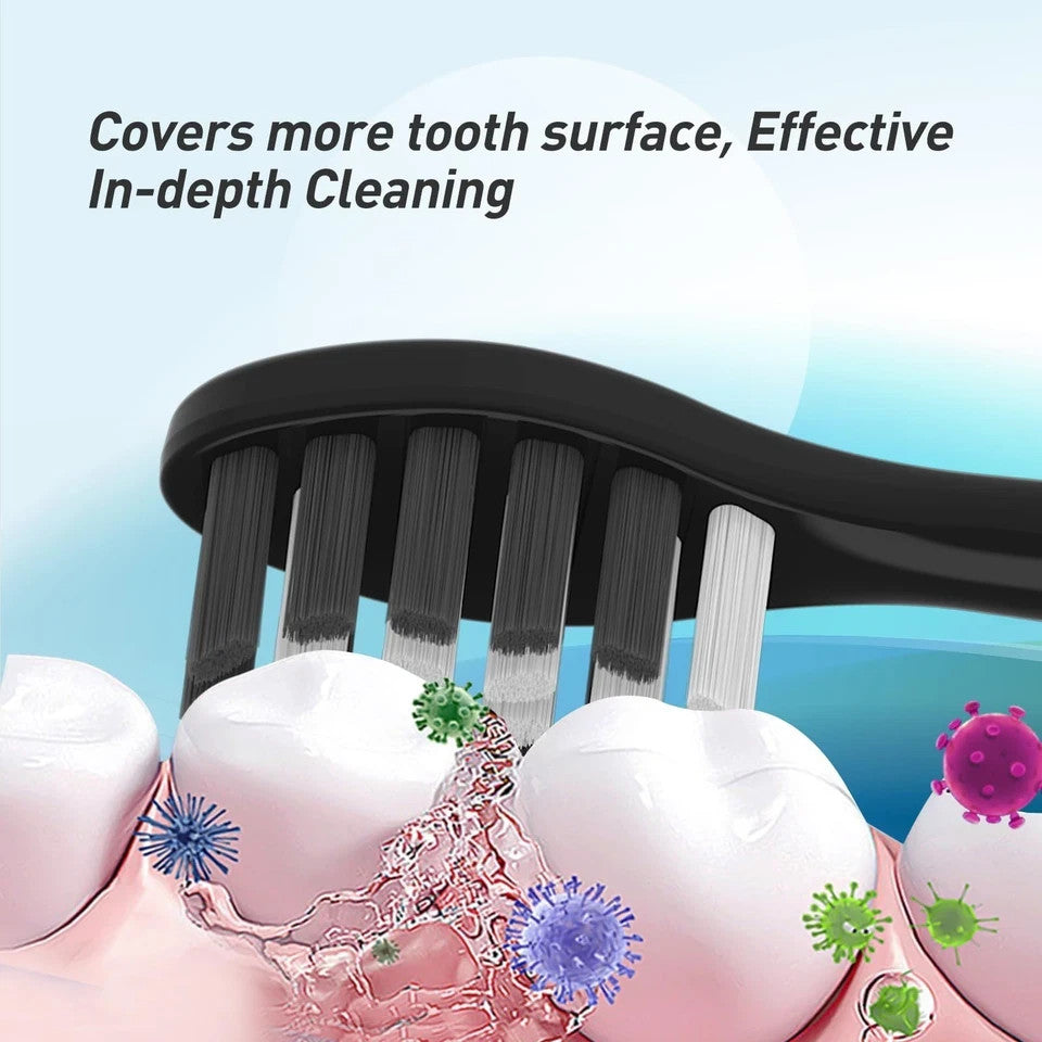 Electric Toothbrush Replacement Heads - Compatible with Gleem - 10 Pack