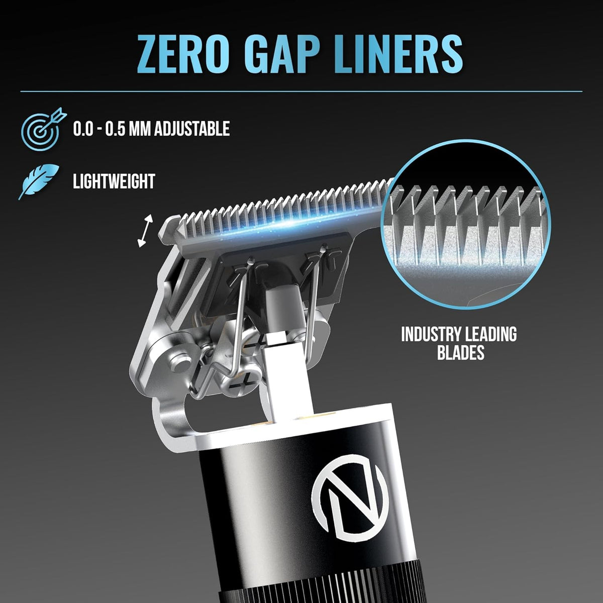 Professional Hair Clippers for Men with 23-Piece Barber Kit & Cordless Trimmer Set