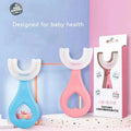 Children's U-Shaped Toothbrush Pack of 2 for Ages 4-6 - Gentle Oral Cleaner
