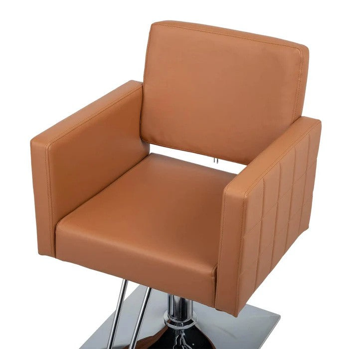 Hydraulic Barber Salon Chair - Adjustable Swivel & Easy Clean Stylist Seat